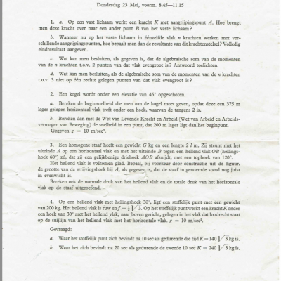 Wilko van Koldam - Examens 194600007