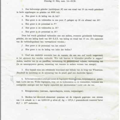 Wilko van Koldam - Examens 194600010